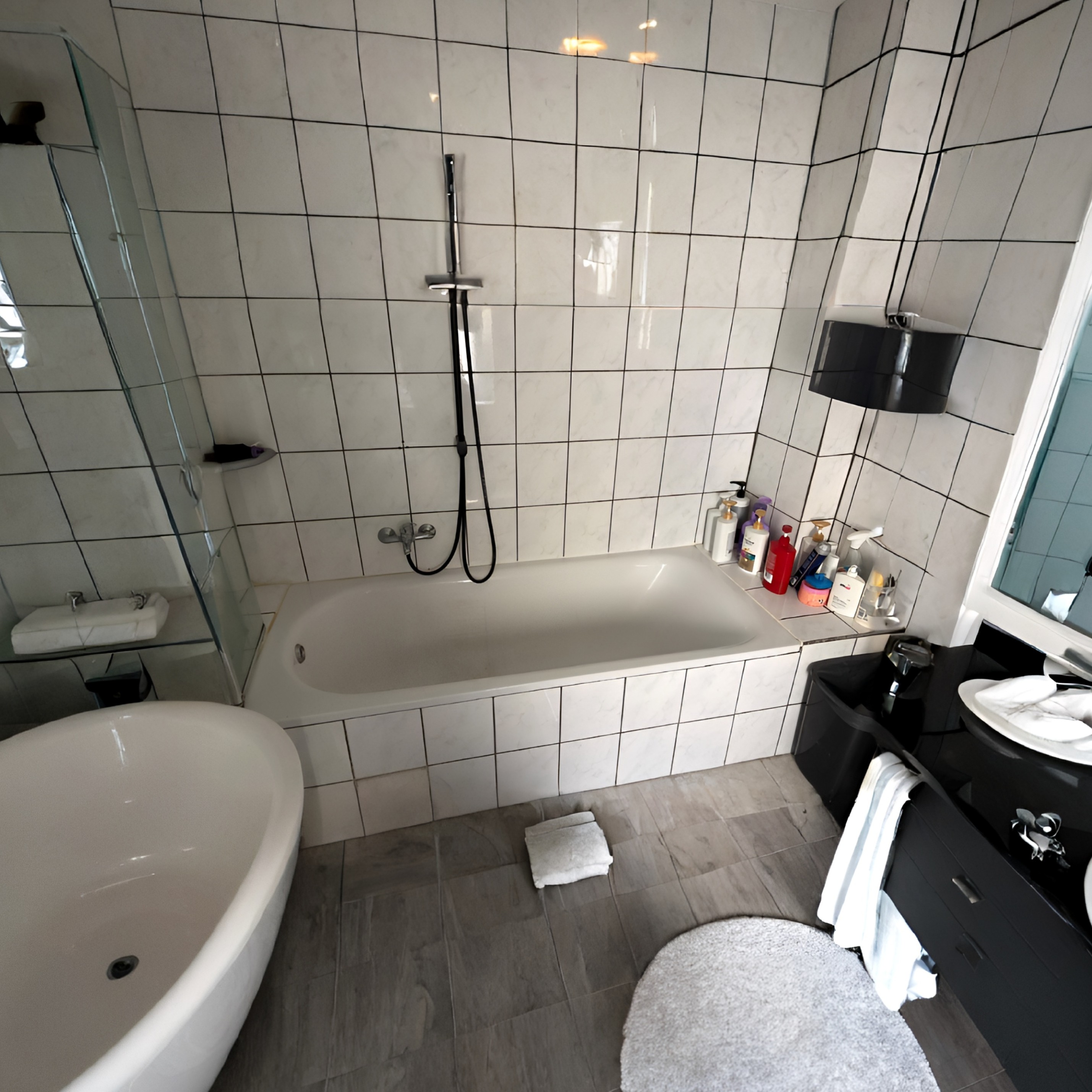 Vorher – Badezimmer vor dem Umbau
