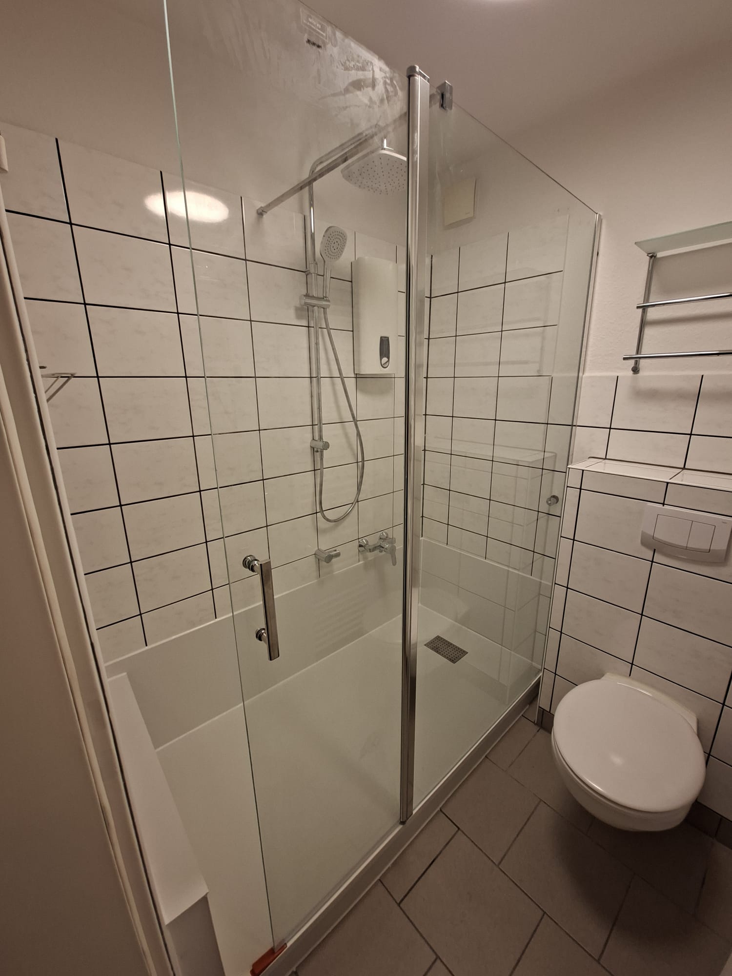 Nachher – barrierearme Dusche